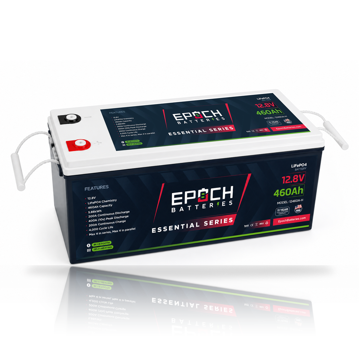 12V 460Ah Essential Series LiFePO4 Battery (5.89kWh)