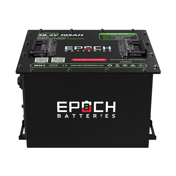 36V 105Ah Lithium (LiFePO4) Golf Cart Battery - Complete Kit