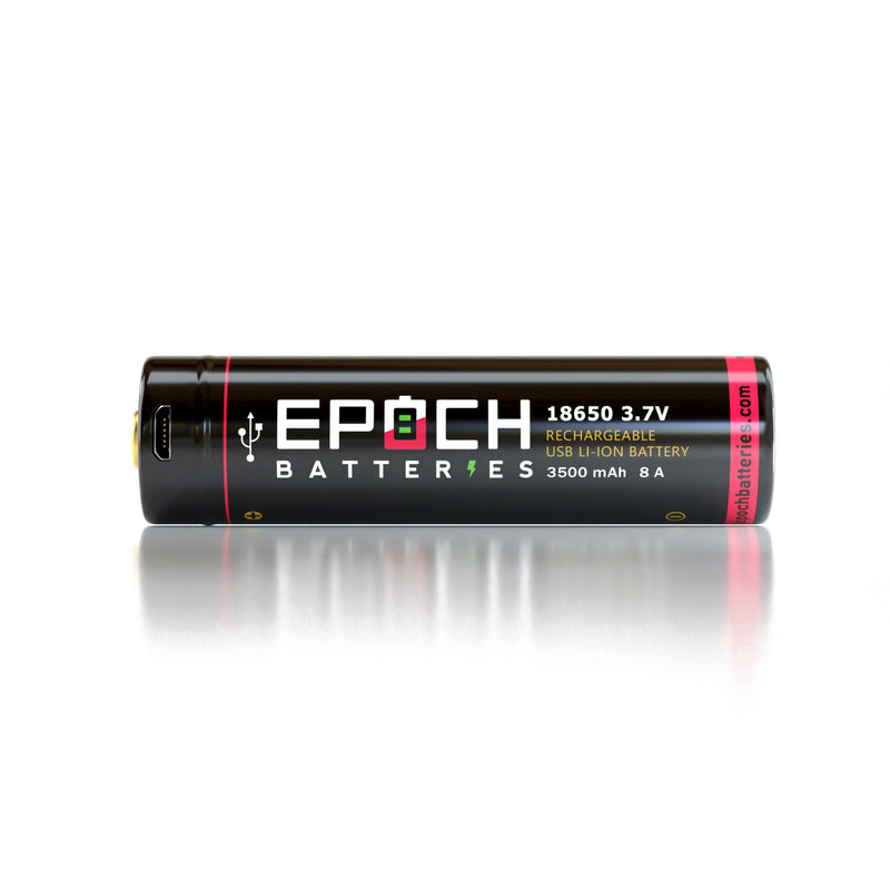 Epoch 18650 3500mAh 8A USB Rechargeable Protected Battery