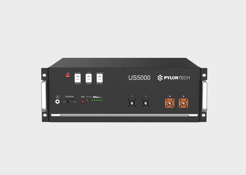 PylonTech US5000 48V 4.84kWh - 48V 100A - LiFePO4 Server Rack Battery