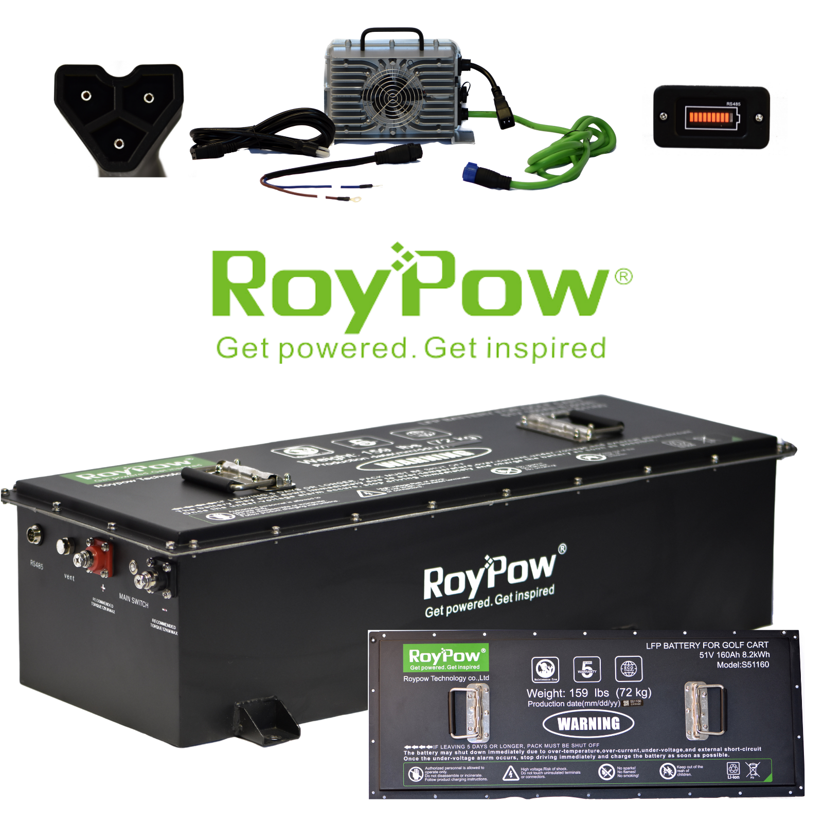 RoyPow 48V 160Ah Lithium Battery (S51160) - Official Dealer