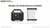 Nitecore NES300 Portable Power Station - 311Wh - 86,400mAh