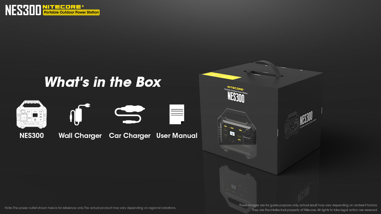 Nitecore NES300 Portable Power Station - 311Wh - 86,400mAh