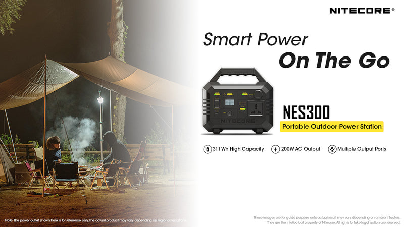 Nitecore NES300 Portable Power Station - 311Wh - 86,400mAh
