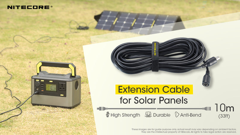 Nitecore Solar Panel Extension Cable (10m)