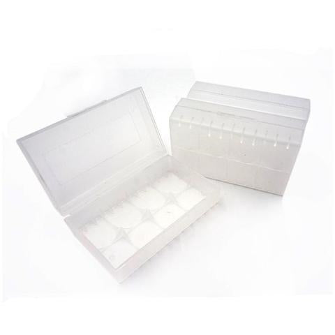 20700/21700 Battery Carrying Case 2x Clear