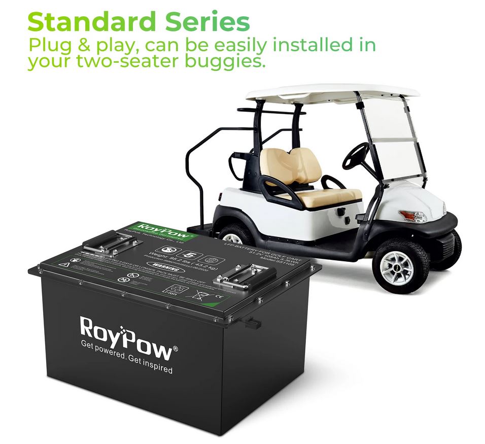 RoyPow 48V 100Ah Lithium Battery - Upgrade Your Golf Cart! RoyPow 48V 100Ah Lithium Battery - Upgrade Your Golf Cart!