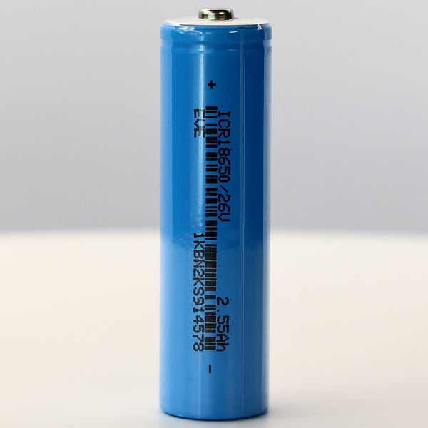 EVE 26V 18650 2550mAh 7.5A - Button Top Battery