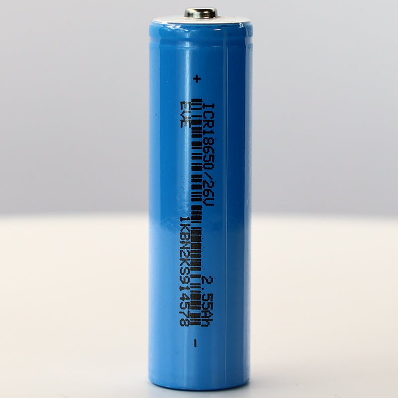 EVE 26V 18650 2550mAh 7.5A - Button Top Battery