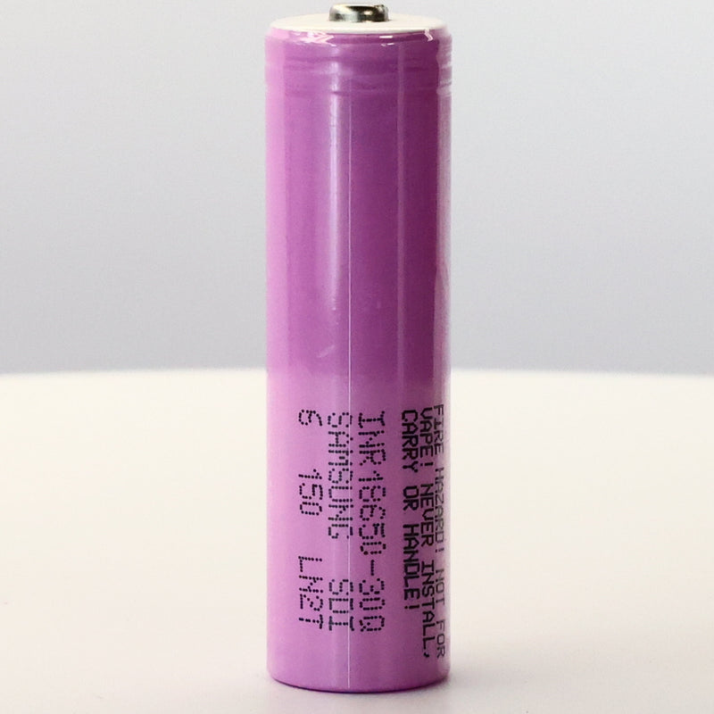 Samsung 30Q 18650 3000mAh 15A - Button Top Battery