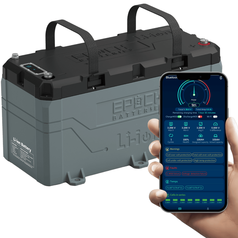 36V 100Ah LiFePO4 Battery Pack