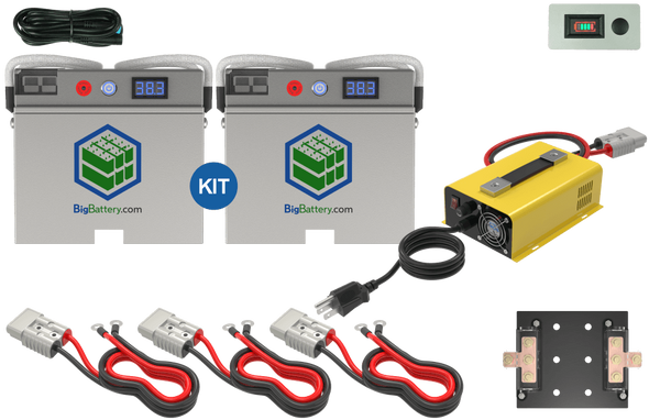 BigBattery 36V 128Ah Raptor - Golf Cart Complete Kit