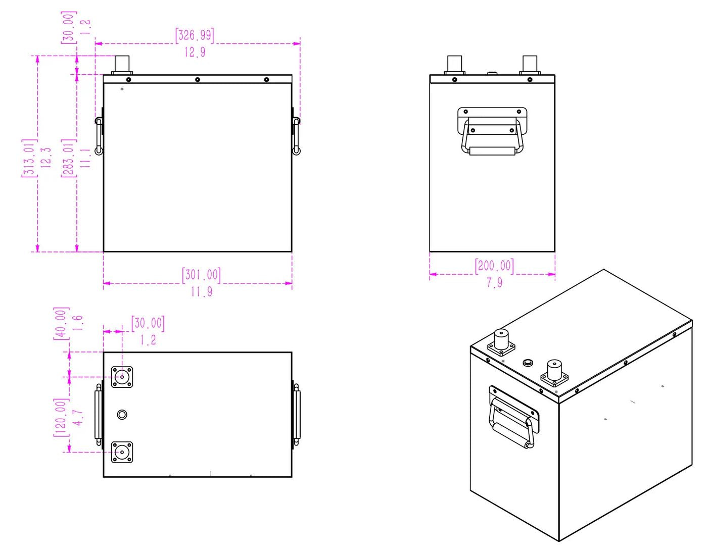 SOK 12V 206Ah LiFePO4 Battery - Bluetooth - SK12V206