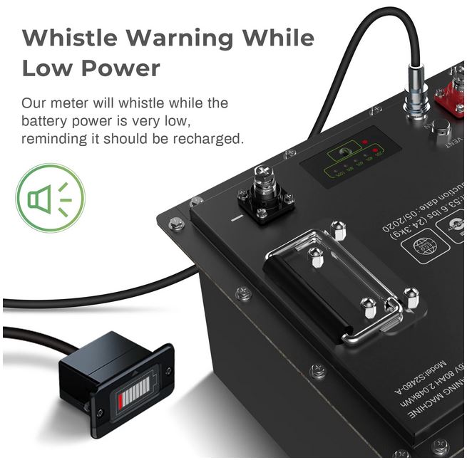 RoyPow 24V 80Ah Lithium Battery (S2480-A) - Heated / IP67