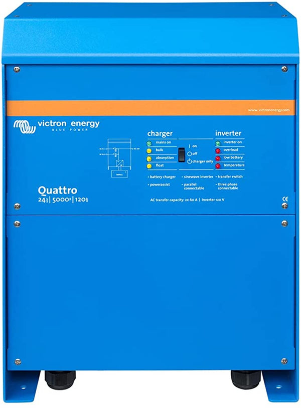 Victron Energy Quattro 5000VA 24V Inverter Charger - QUA245023110