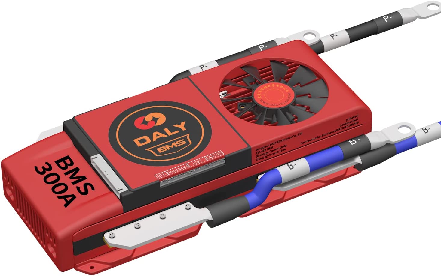 Daly 48V 300Ah BMS - 16S LiFePO4 - Bluetooth w/ Fan