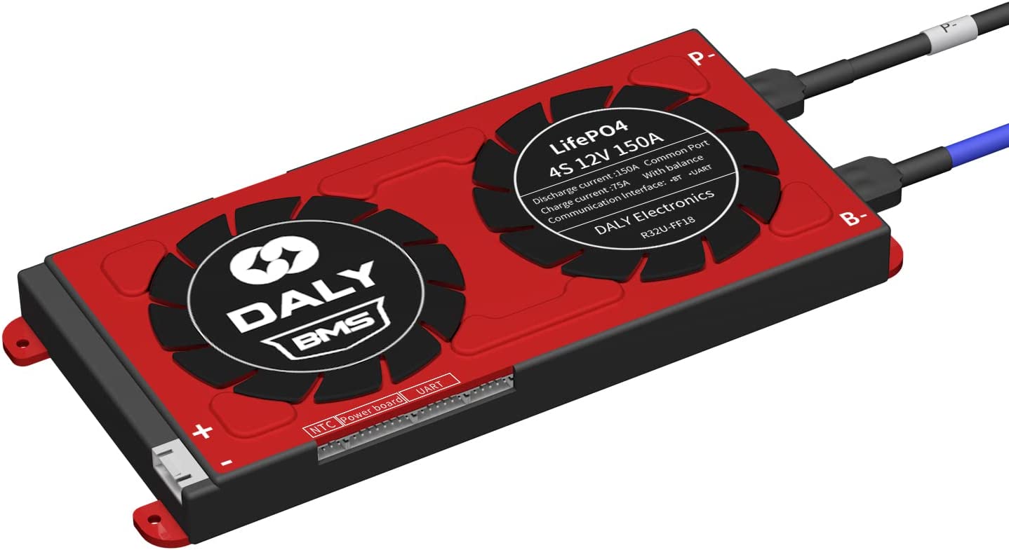 Daly 12V 150A BMS - 4S LiFePO4 - Bluetooth