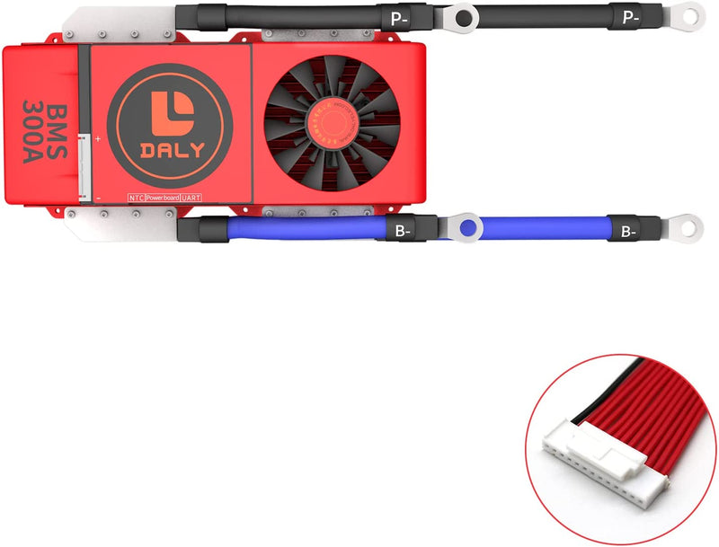 Daly 36V 300A BMS - 12S LiFePO4 - Bluetooth w/ Fan