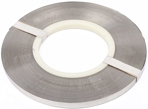 Pure Nickel Welding Strip Pure Nickel Strip For Battery Pack Spot Welding – 10m Roll, 0.1mm-0.15mm Thickness X 4mm-8mm Width, Golden Finish Dado Rail