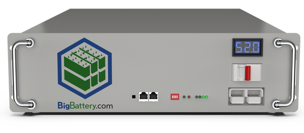 48V 103Ah 5.3kWh - Server Rack LiFePO4 Battery - BigBattery Lynx