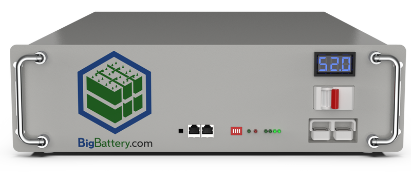 48V 103Ah 5.3kWh - Server Rack LiFePO4 Battery - BigBattery Lynx