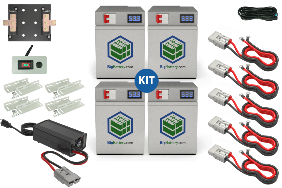 BigBattery 48V 120Ah EAGLE - Golf Cart Complete Kit