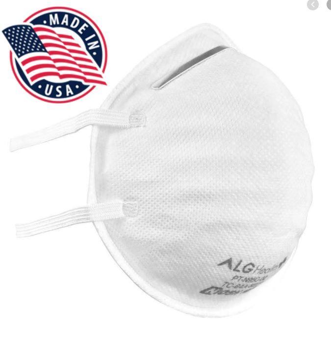 ALG N95 NIOSH Masks Soft Rigid Shell (25 Pack)