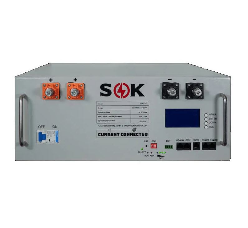 SOK 48V 100Ah Server Rack Battery - UL1973 Certified - SK48V100