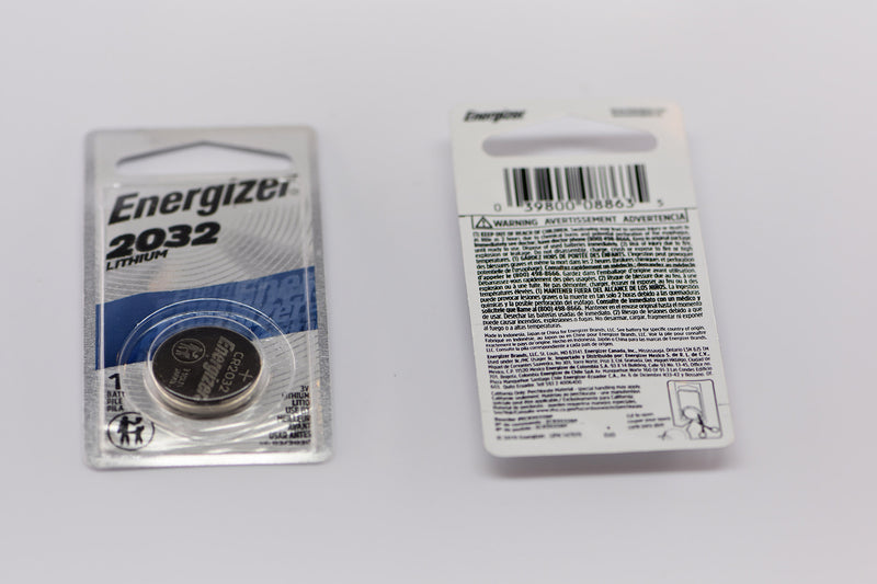 Energizer 2032 3V Lithium Watch Battery - ECR2032BP - Made in Japan (F