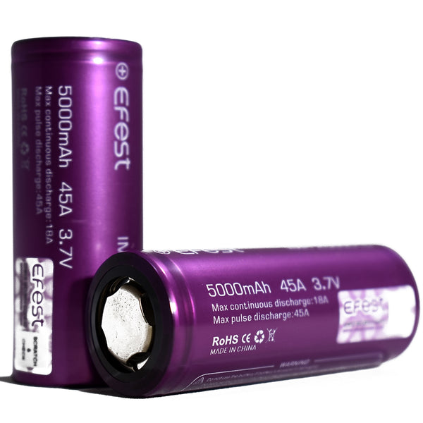 elf bar vape uk Efest 26650 5000mAh 45A IMR Battery