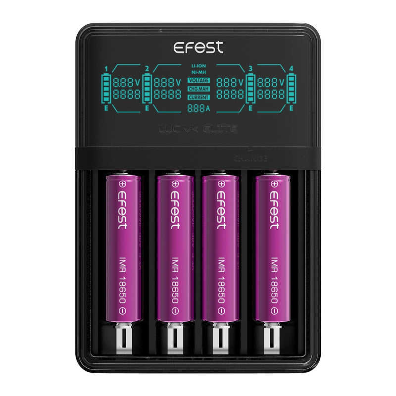 Efest ELITE LUC V4 HD LCD 4 Bay Battery Charger