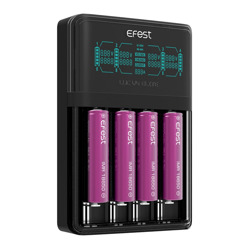Efest ELITE LUC V4 HD LCD 4 Bay Battery Charger