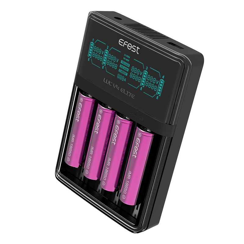 Efest ELITE LUC V4 HD LCD 4 Bay Battery Charger