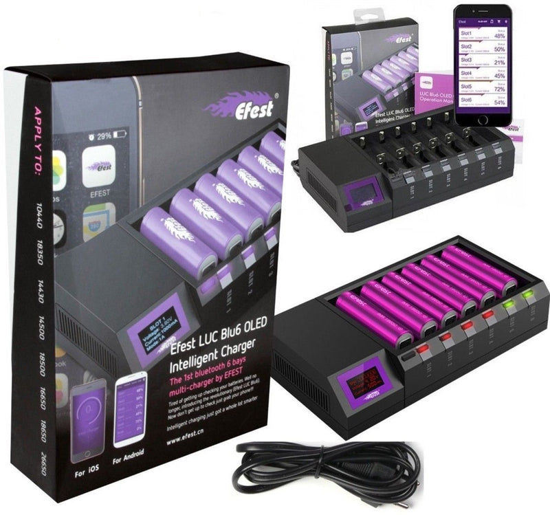 Efest Blu6 LUC Battery Charger