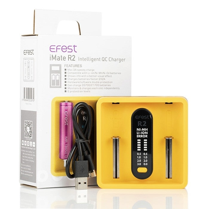 Efest iMate R2 Intelligent QC Battery Charger
