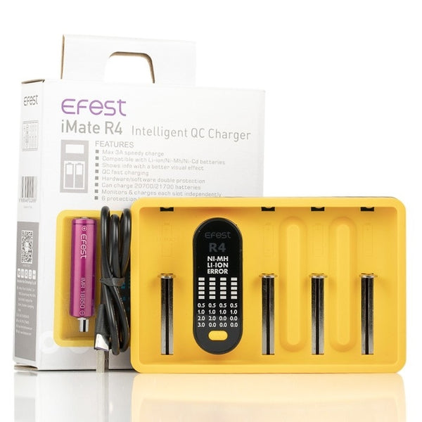 Efest iMate R4 Intelligent QC Battery Charger