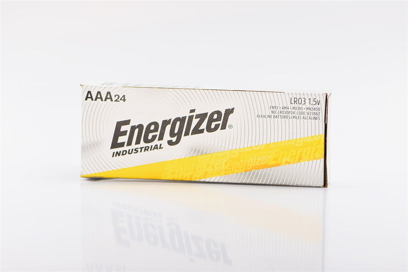 Energizer Industrial AAA 1.5V Alkaline Battery EN92 - 24 Pack