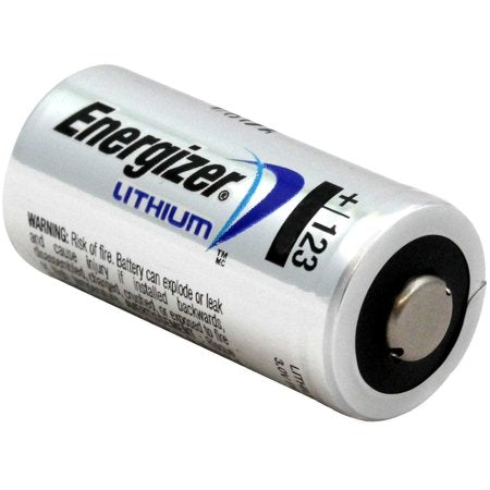 Energizer CR123A 3V 1500mAh Lithium Button Top Battery