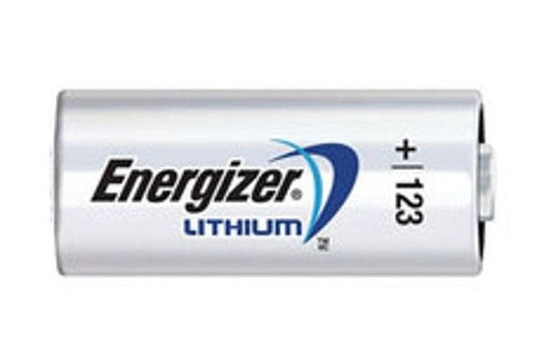 Energizer CR123A 3V 1500mAh Lithium Button Top Battery