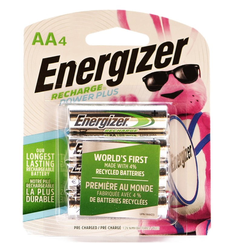 Energizer Recharge AA 1.2V 2300mAh Battery - 4 Pack