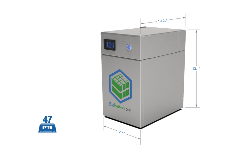 12V 170Ah 2.17kWh - LiFePO4 Battery - BigBattery Owl