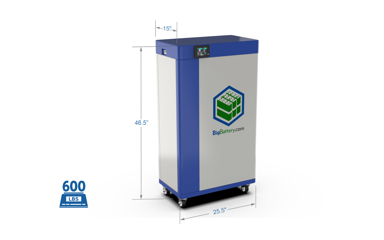 48V 300Ah 15.0kWh - LiFePO4 Battery - Bigbattery Kong Elite