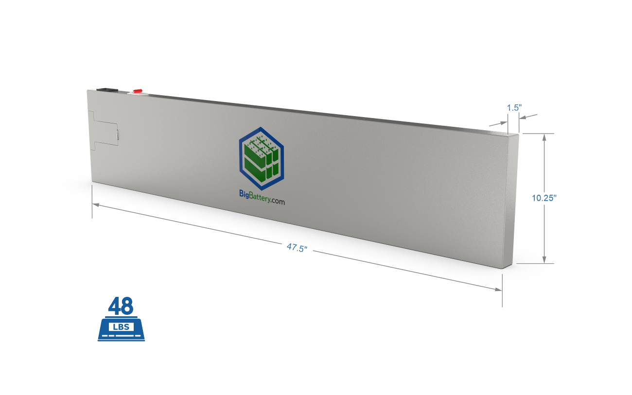 12V 138Ah 1.76kWh - LiFePO4 Blade Battery - BigBattery Rzbk