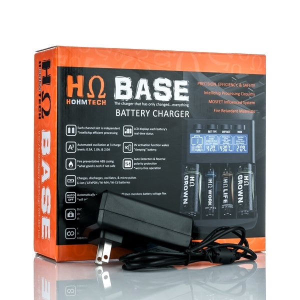 Hohm Tech Base 4 Bay Digital Battery Charger