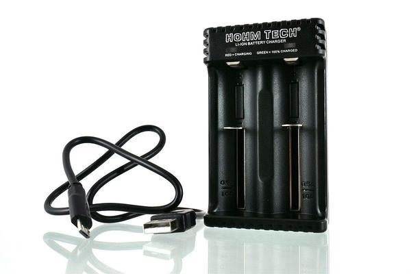 Hohm Tech School 2A 2 Bay Battery Charger