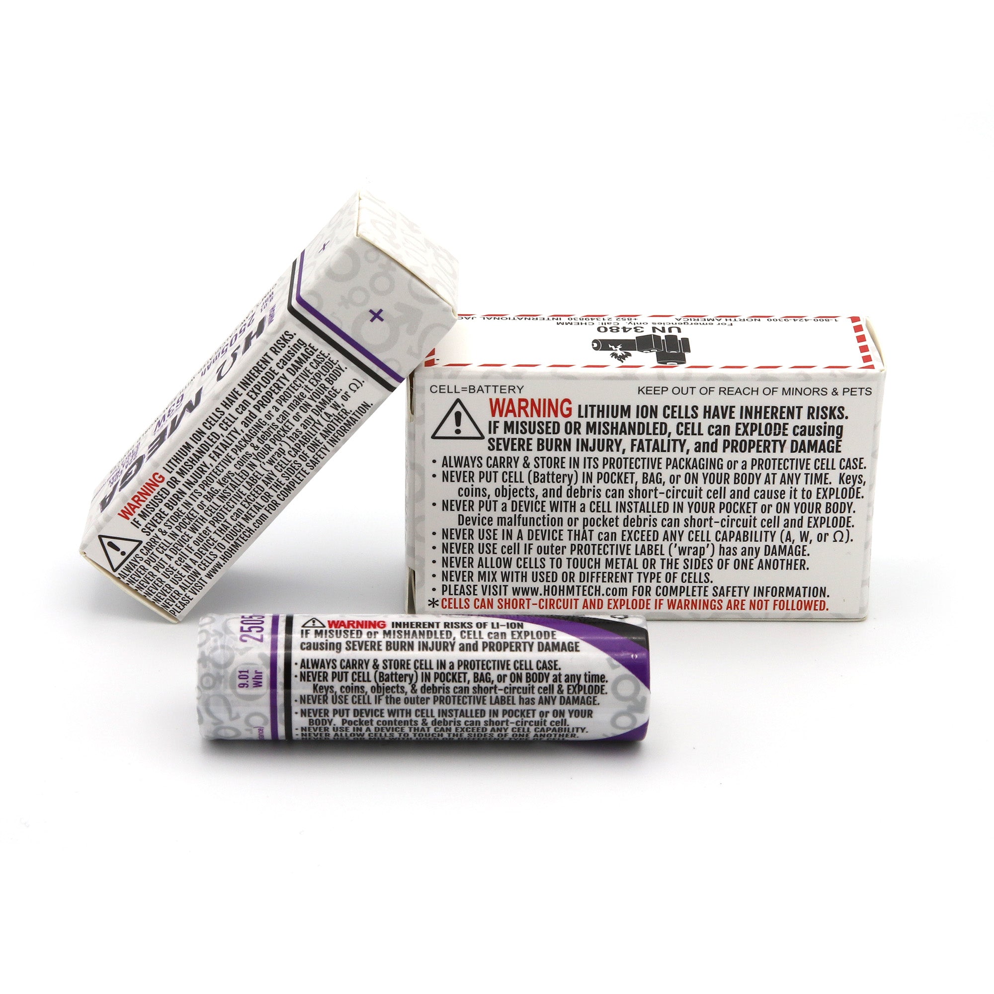 Hohm Tech Mega 18650 2505mAh 22A Battery