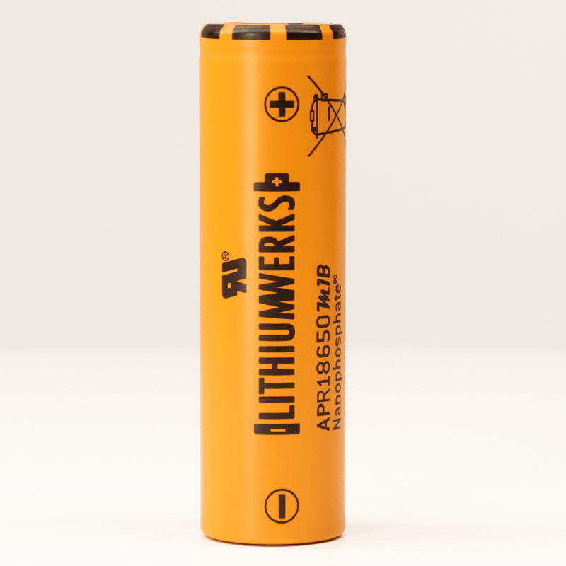 Lithium Werks 18650 1100mAh 30A LiFePO4 Battery - 18650 Battery Store
