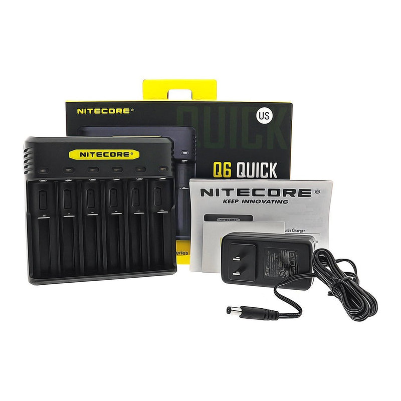 Nitecore Q6 - 6 Bay Battery Charger