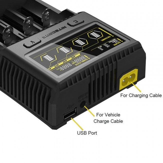 Nitecore SC4 - 4 Bay Superb Battery Charger