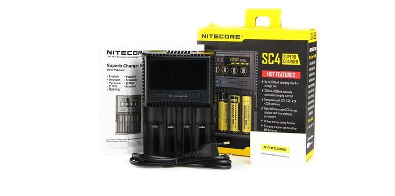 Nitecore SC4 - 4 Bay Superb Battery Charger